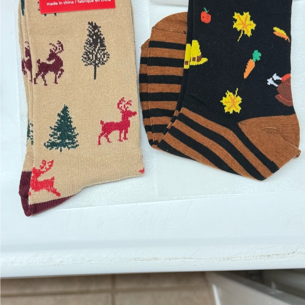 Festive Patterned Socks Set